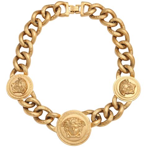 versace medusa gold